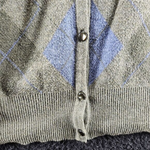 Croft&Barrow Womens Sweater Multi-Color Size Medium Cotton Blend Button Close - Picture 11 of 16